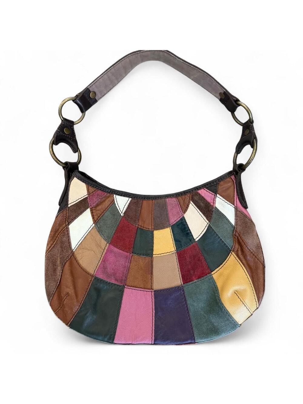 Rare Vintage Lucky Brand Patchwork Handbag